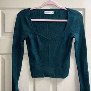 Abercrombie Green Sweater